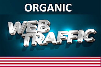 send organic web traffic to your website
