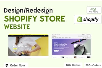 create shopify store, shopify website, dropshipping store