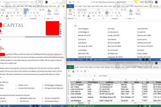 do word mail merge and label creation