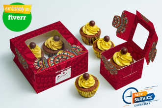 do product packaging box design, mailer box with 3d mockup