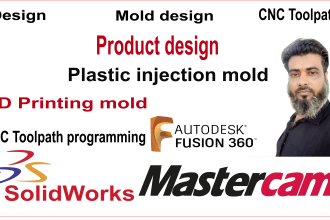 do 3d product and any kind of mold design