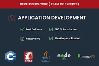 develop desktop application for you
