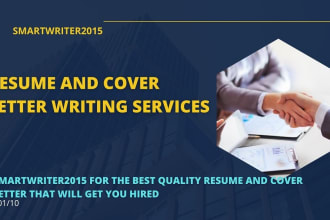 craft a customized resume and cover letters