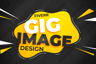 design high quality eye catchy fiverr gig image thumbnail