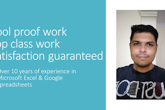 ease your work with perfection, let me help you