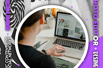 backgroung of your photosdesign social mediadesign logophoto retouching