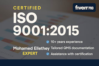 provide iso 9001 quality management system