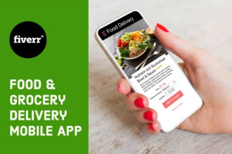 develop food, grocery delivery and shopping store