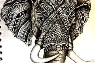 create a unique geometric tattoo design