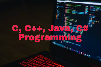 do c cpp c sharp java programming projects