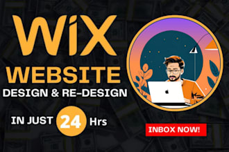 create wix website design, redesign and wix landing page