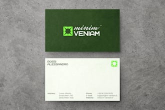 design a professional business card and email signature
