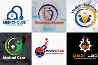 do healthcare , lab , clinic , dental , surgery , medical and medicine logo