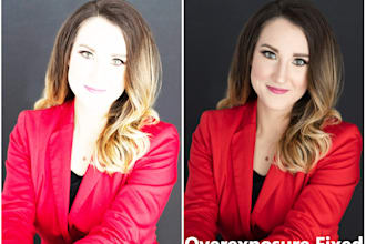 do fix overexposed photos and sunshine overlighting remove
