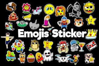 draw cartoon icon sticker emoji emotes avatar