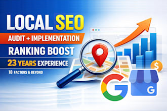 audit and implement local SEO to optimize location pages and boost local ranking
