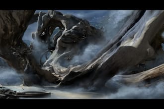 create an epic environment concept art