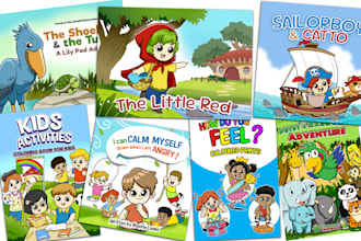 illustrate children book and kids book art
