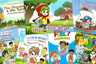 illustrate children book and kids book art