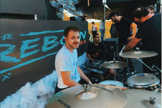 record professional worship drums