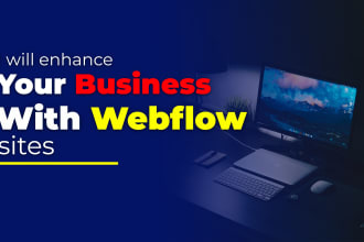 develop a premium webflow website from figma, sketch, or xd