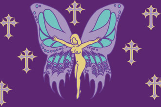design some logo and street wear graphic art for hoodie