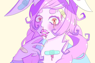 draw you as a monster person