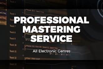 do mastering for your tracks