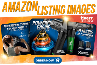design amazon listing images and a plus content that increase your sells