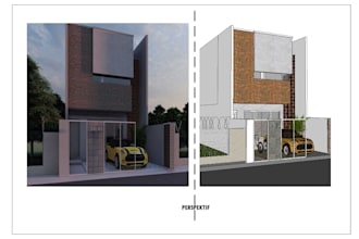 create 3d model exterior and interior