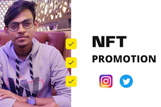 do instagram, twitter marketing for nft organic growth