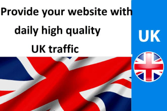 provide your website with daily high quality UK traffic