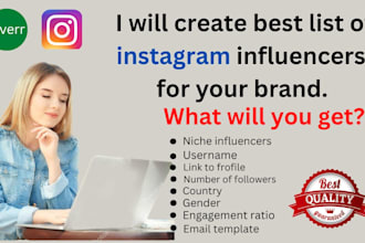 search the best social media instagram influencers for influencer marketing