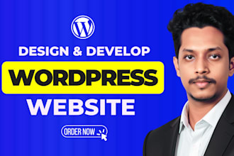 design or redesign wordpress website