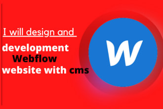 develop webflow websites with cms