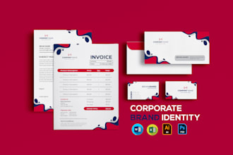 do stationery design, letterhead corporate identity for you