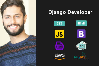fix bugs of django websites as a full stack developer