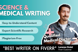 write high quality medical or scientific articles