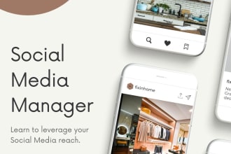 be your social media manager and content creator