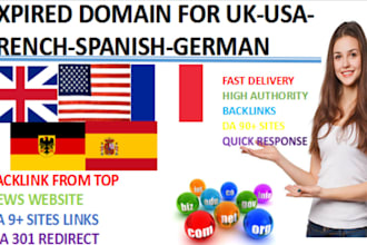 provide best expired domain with high authority backlink from da 90 sites
