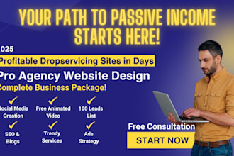 create a profitable dropservicing website