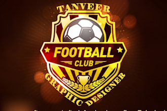 do make vital football and all sports logo design