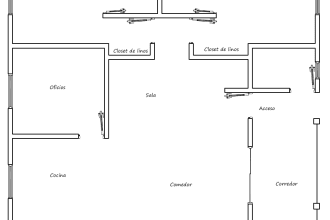 redraw floor plan, from sketches, photographs