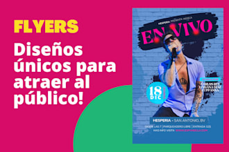 diseñaré creativos flyers para tus eventos, fiestas y trabajo