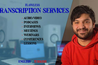 provide flawless transcription for your audio and video