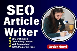 do freelance SEO article writing, blog post writing or website content writing