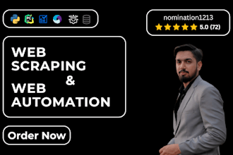 do web scrapping and web automation in python