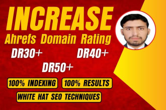 increase ahrefs DR for your website