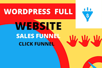 create sales funnel or wordpress funnel your product service