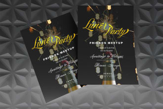 design posters, flyers, brochures and post cards